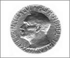 Золотая медаль, вручаемая с Нобелевской премией мира